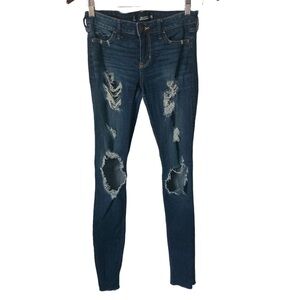 Hollister Super Skinny Distressed Jeans Size 1 R